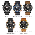 SMAEL New Fashion Men Watch Leather Strap Quartz